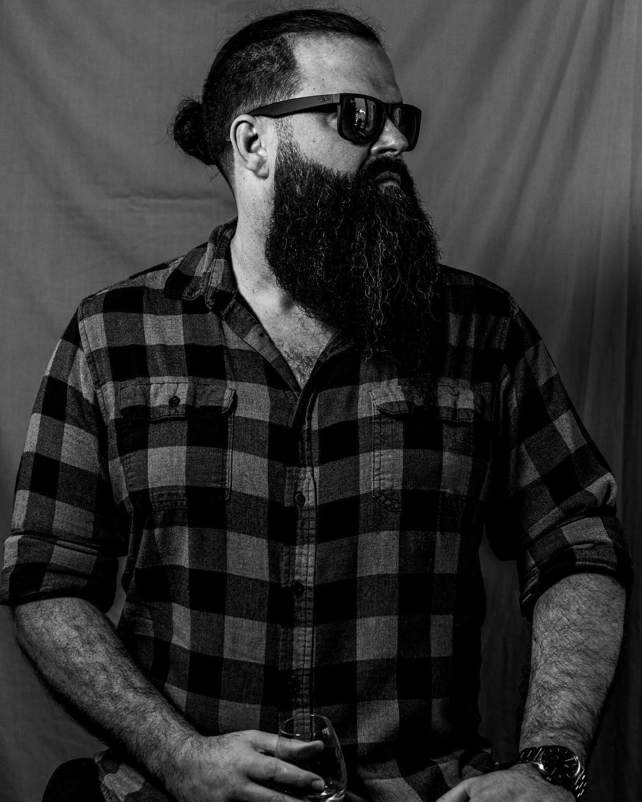 Full beard grooming at The Blind Stag Barber